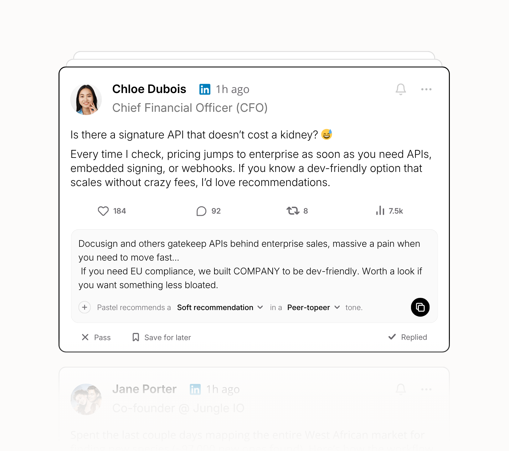 Detect intent and engage in your voice